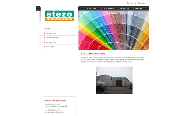 Bestaande STEZO-website
